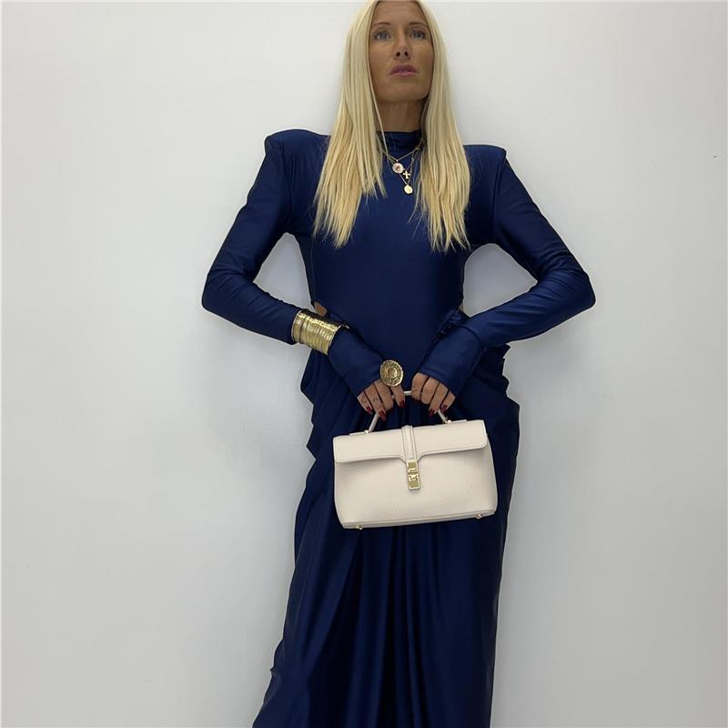 abito lungo con spacchi sui fianchi marylin